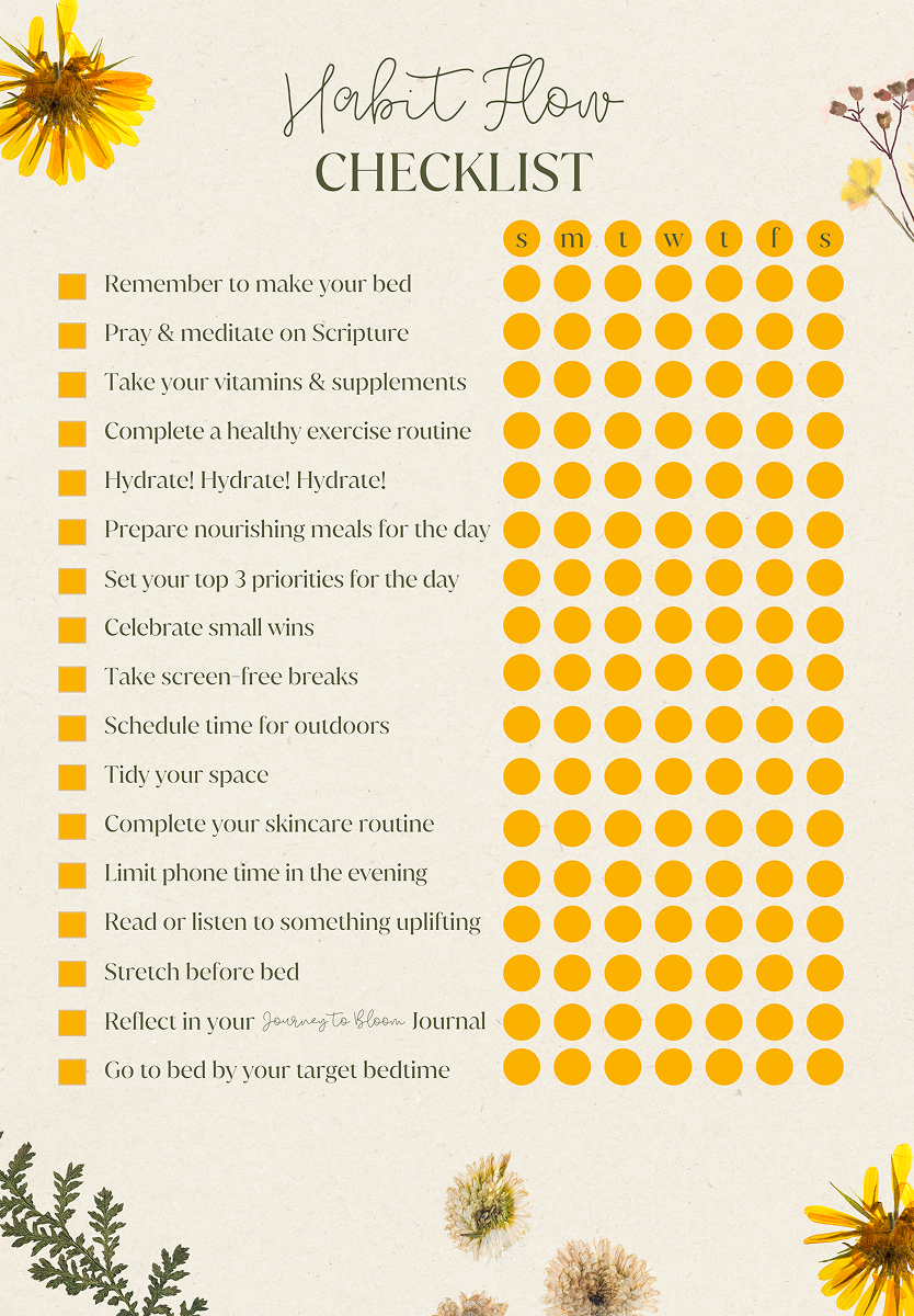 Journey to Bloom: A 90-Day Guided Journal for Goals, Gratitude, and Growth