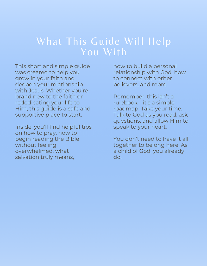 A New Believer’s Guide to Walking with God: eBook Edition
