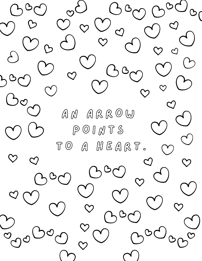 Happy Hearts & Letter Art: A Valentine’s Alphabet Coloring Book